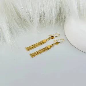 گوشواره طلا آویز نرمال 3.240 گرم - ۵۰۶۰۸