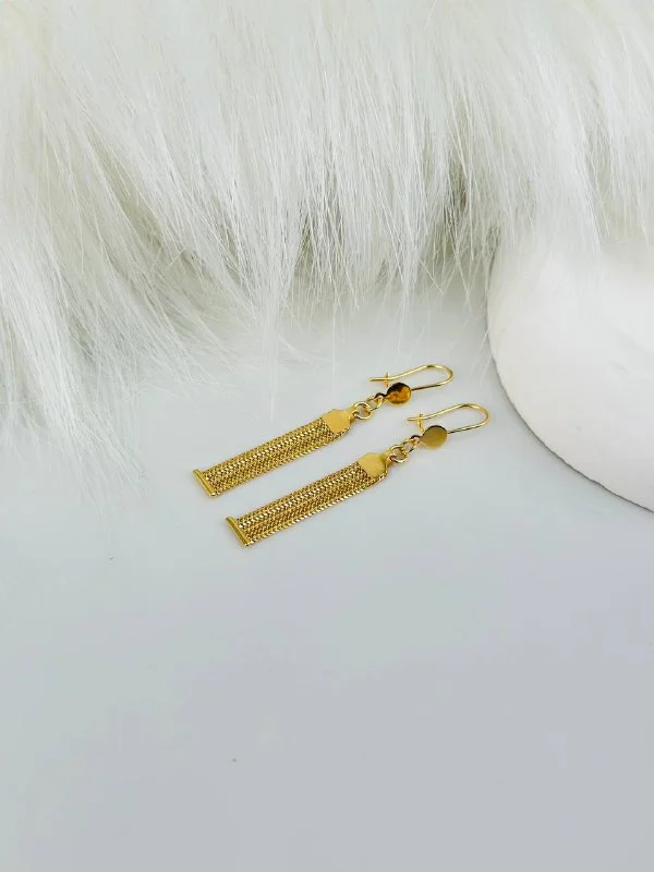 گوشواره طلا آویز نرمال 3.240 گرم - ۵۰۶۰۸