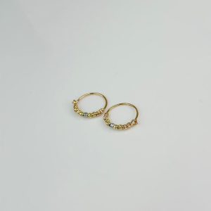 Bernardo hoop earrings