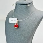 Red heart plaque