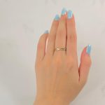 Minimalist fish ring