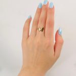 Minimalist butterfly ring