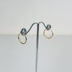 گوشواره حلقه ای تراش