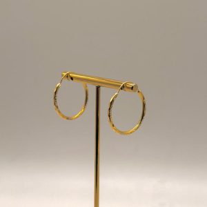 گوشواره حلقه ای تراش