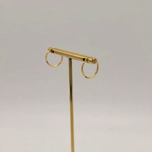 گوشواره حلقه ای تراش 71284 – نرخ خام + فقط 15%