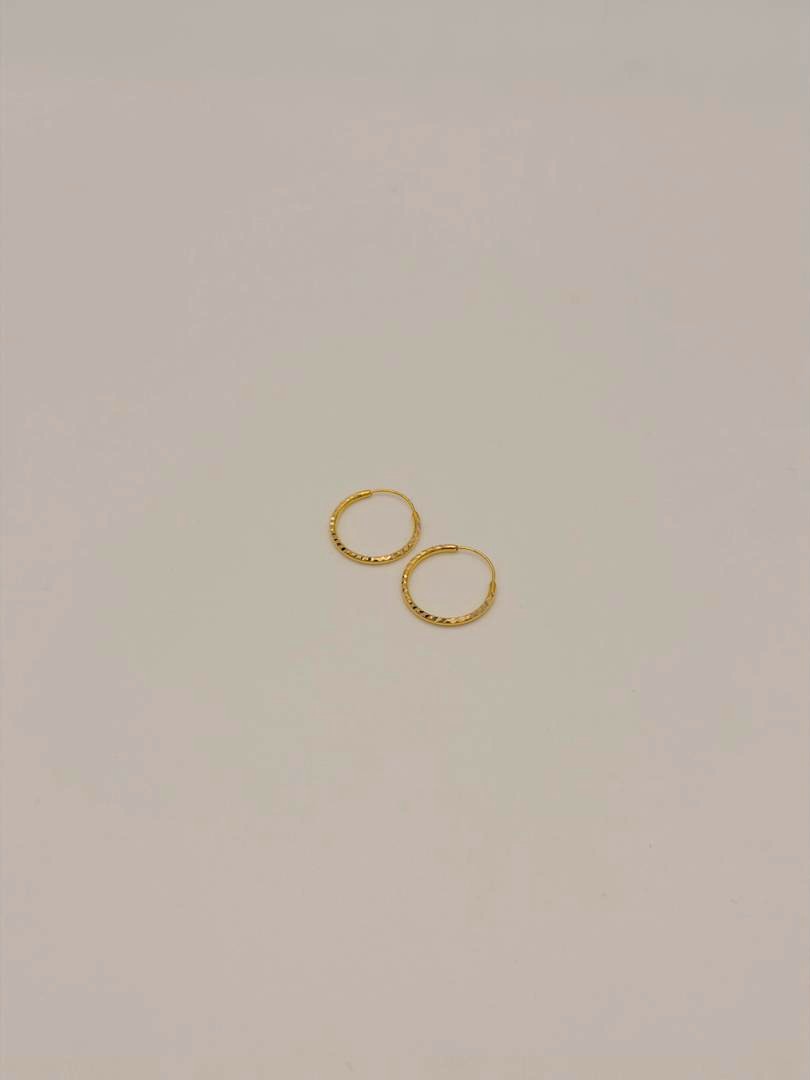گوشواره حلقه ای تراش
