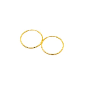گوشواره حلقه ای نما روبه رو کد 135