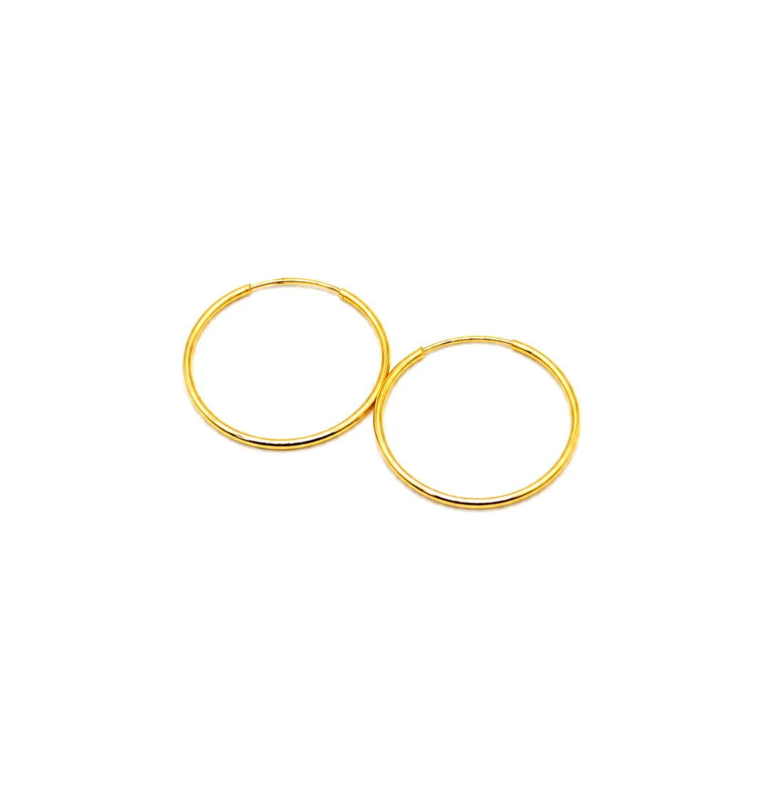 گوشواره حلقه ای نما روبه رو کد 135