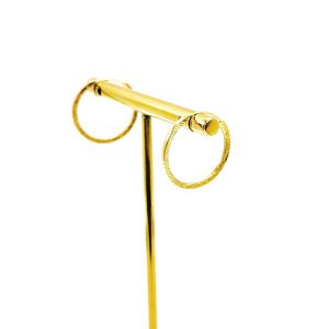 گوشواره حلقه ای 80527 – نرخ خام +  فقط 15%