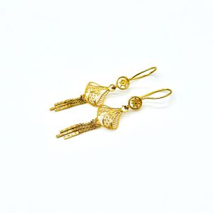 گوشواره آویز نما نزدیک کد 396