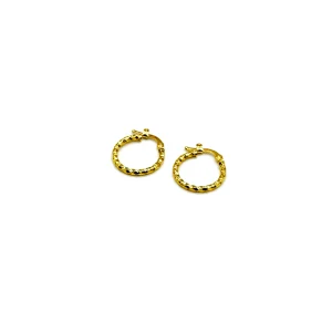 گوشواره حلقه ای ویولت نما نزدیک کد 275