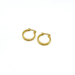 گوشواره حلقه ای ویولت نما نزدیک کد 335