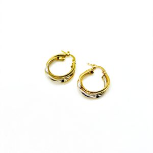 گوشواره حلقه ای ویولت نما نزدیک کد 392