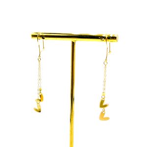 گوشواره آویز قلب 92116 – نرخ خام + فقط 15%